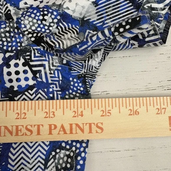 Robert Graham Short Sleeve Shirt Mens XL Abstract Geometric Print - Picture 4 of 5